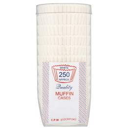 Quality Muffin Cases White