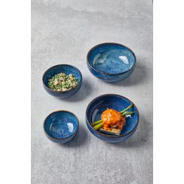 Terra Porcelain Aqua Blue Belly Bowl 11.5cm alternative