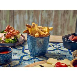 Terra Porcelain Aqua Blue Chip Cup 30cl/ 10.5oz alternative