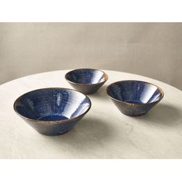 Terra Porcelain Aqua Blue Conical Bowl 19.5cm alternative