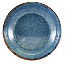 Terra Porcelain Aqua Blue Coupe Bowl 20cm