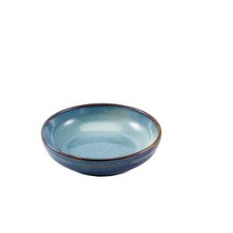 Terra Porcelain Aqua Blue Coupe Bowl 23cm