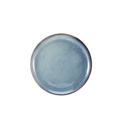 Terra Porcelain Aqua Blue Coupe Plate 27.5cm
