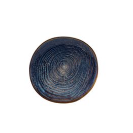 Terra Porcelain Aqua Blue Organic Plate 25cm