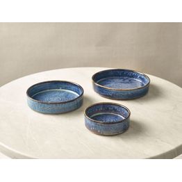 Terra Porcelain Aqua Blue Presentation Bowl 13cm alternative