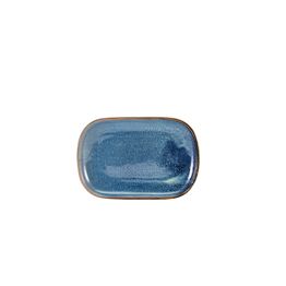 Terra Porcelain Aqua Blue Rectangular Plate 24 x 16.5cm