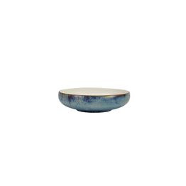 Terra Porcelain Aqua Blue Two Tone Coupe Bowl 20.5cm