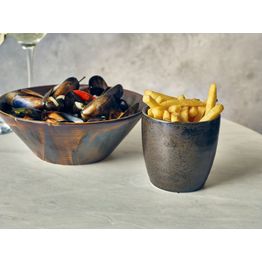 Terra Porcelain Black Chip Cup 30cl/ 10.5oz alternative