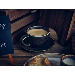 Terra Porcelain Black Coffee Cup 28.5cl/ 10oz alternative