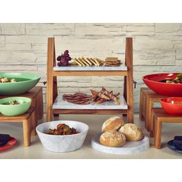 Acacia Wood Display Stand 38x30x40cm alternative