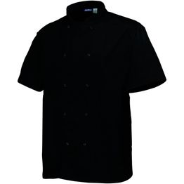 Basic Stud Jacket Short Sleeve - Black