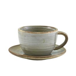 Terra Porcelain Grey Coffee Cup 22cl/ 7.75oz alternative