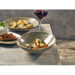 Terra Porcelain Grey Organic Bowl 22cm alternative