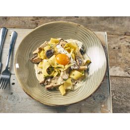 Terra Porcelain Grey Organic Coupe Bowl 26cm alternative