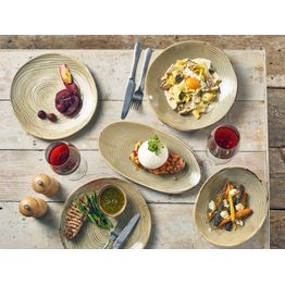 Terra Porcelain Grey Organic Plate 21cm alternative