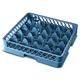 Genware 25 Compartment Glass Rack