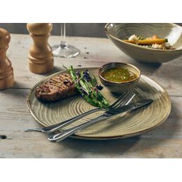 Terra Porcelain Grey Organic Plate 25cm alternative