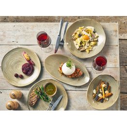 Terra Porcelain Grey Organic Plate 28.5cm alternative