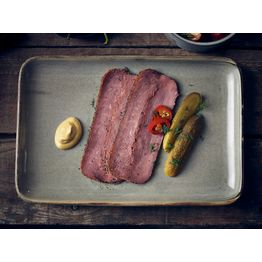 Terra Porcelain Grey Rectangular Plate 34.5 x 23.5cm alternative