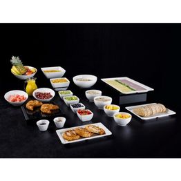 Genware Black Anti-Slip Buffet Riser 18 x 8cm alternative