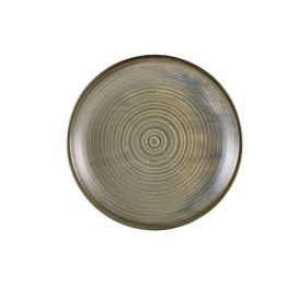 Terra Porcelain Matt Grey Deep Coupe Plate 28cm