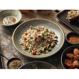 Terra Porcelain Matt Grey Deep Coupe Plate 28cm alternative