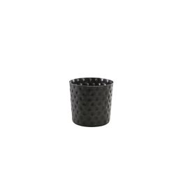 GenWare Black Vintage Steel Hammered Serving Cup 8.5 x 8.5cm