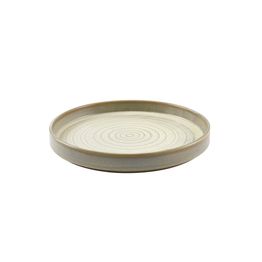 Terra Porcelain Matt Grey Presentation Plate 26cm