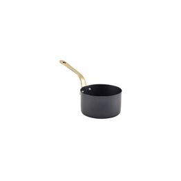 GenWare Black Vintage Steel Mini Sauce Pan 9 x 5.25cm