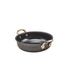 GenWare Black Vintage Steel Round Dish 15.5 x 4cm