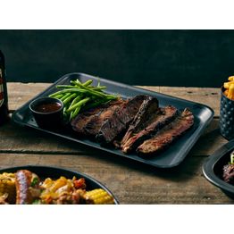 GenWare Black Vintage Steel Tray 31.5 x 21.5cm alternative