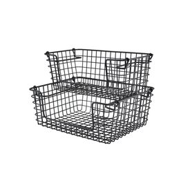GenWare Black Wire Open Sided Display Basket GN 1/2