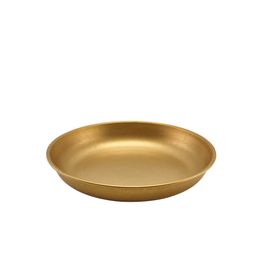 GenWare Gold Vintage Steel Coupe Plate 24cm