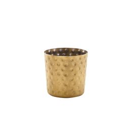 GenWare Gold Vintage Steel Hammered Serving Cup 8.5 x 8.5cm