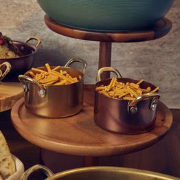 GenWare Gold Vintage Steel Mini Casserole Dish 9 x 5.25cm alternative