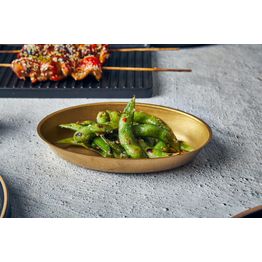 GenWare Gold Vintage Steel Oval Dish 17.5 x 11cm alternative