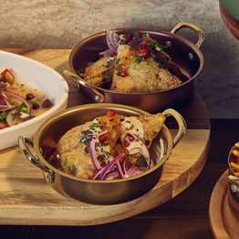 GenWare Gold Vintage Steel Oval Dish 18.5 x 13.5cm alternative