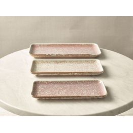 Terra Porcelain Rose Narrow Rectangular Platter 31 x 14cm alternative