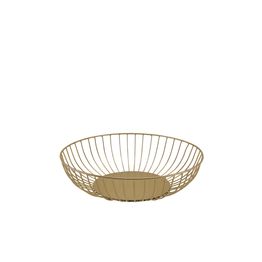 GenWare Round Gold Wire Basket 27 x 7cm