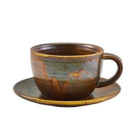 Terra Porcelain Rustic Copper Coffee Cup 22cl/ 7.75oz alternative