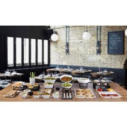 Genware Slate Cube Mini Sign Holder 3 x 2.5cm alternative