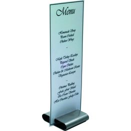 GenWare Stainless Steel Menu Stand