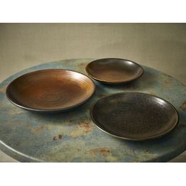 Terra Porcelain Rustic Copper Deep Coupe Plate 28cm alternative
