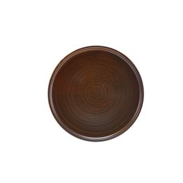Terra Porcelain Rustic Copper Low Presentation Plate 25cm