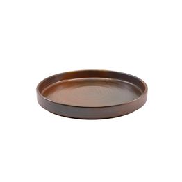 Terra Porcelain Rustic Copper Presentation Plate 26cm