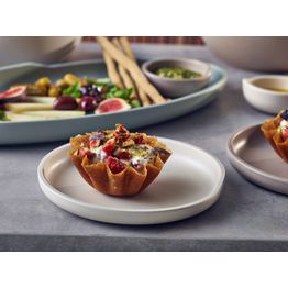 White Copenhagen Round Melamine Plate 17cm alternative