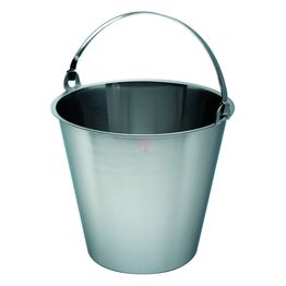 Swedish Stainless Steel Bucket 15 Litre Graduated