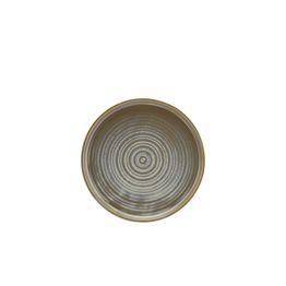 Terra Porcelain Matt Grey Low Presentation Plate 21cm