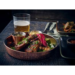 GenWare Hammered Copper Plated Presentation Plate 20cm alternative