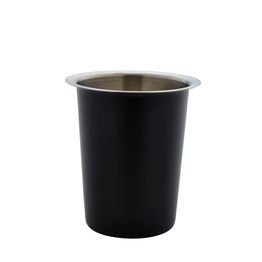 GenWare Stainless Steel Black Cutlery Cylinder